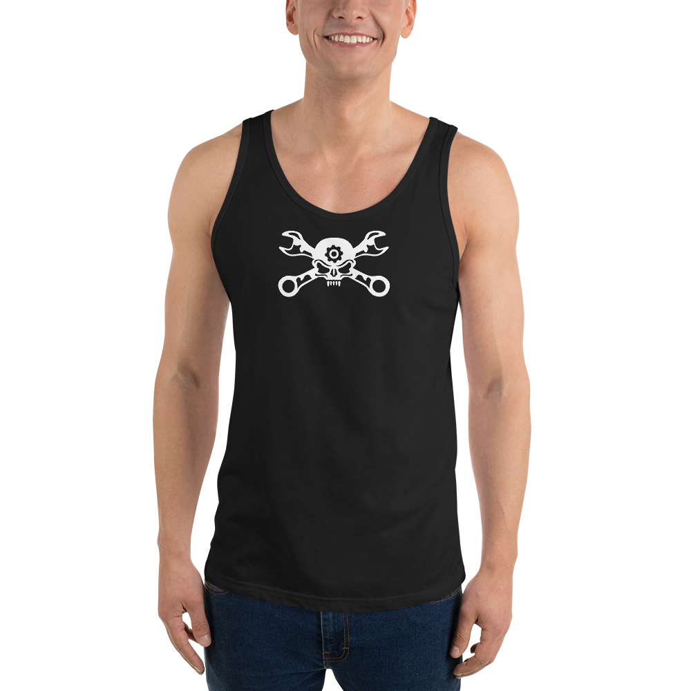 SKULL WRENCH Classic Cotton Tank Top Unisex Everyday Wear