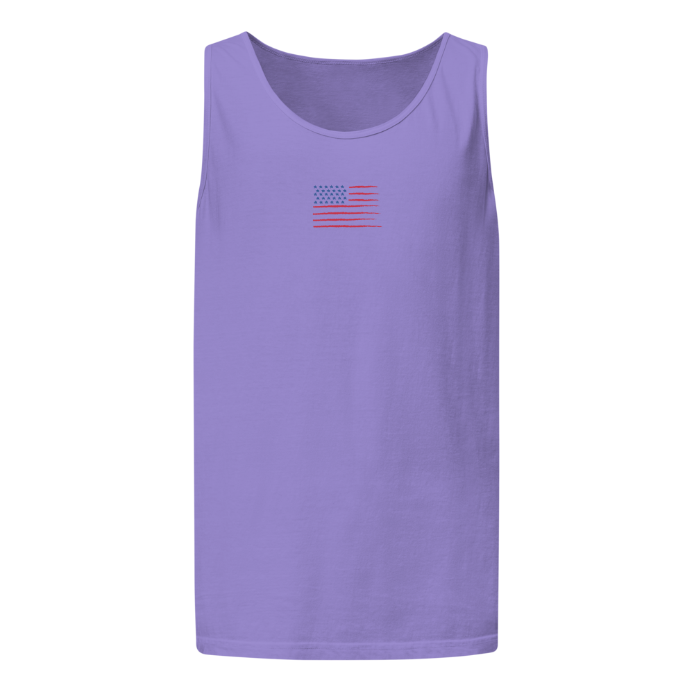 USA FLAG Unisex Garment-Dyed Tank Top