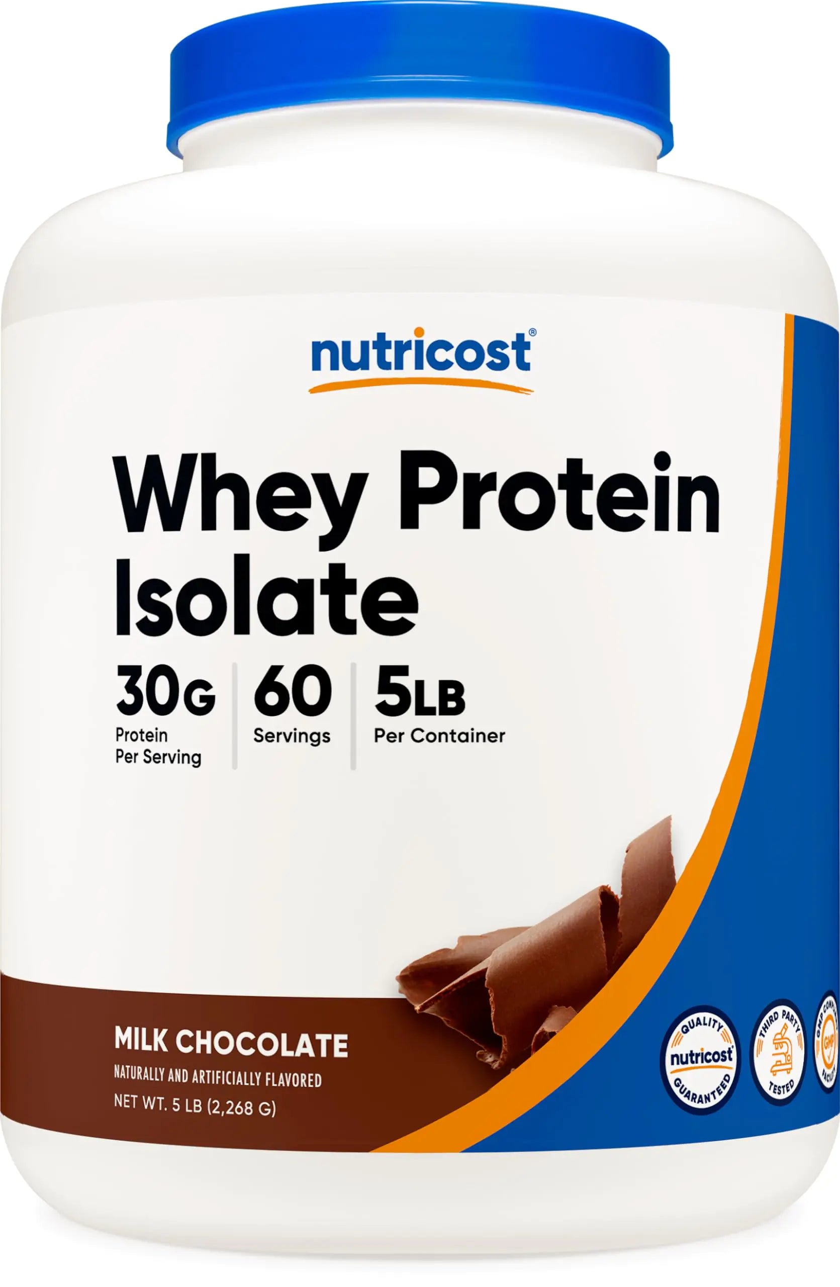 Nutricost Whey Protein Isolate Powder (Milk Chocolate) 5LBS - MUSCLEXXX STORE
