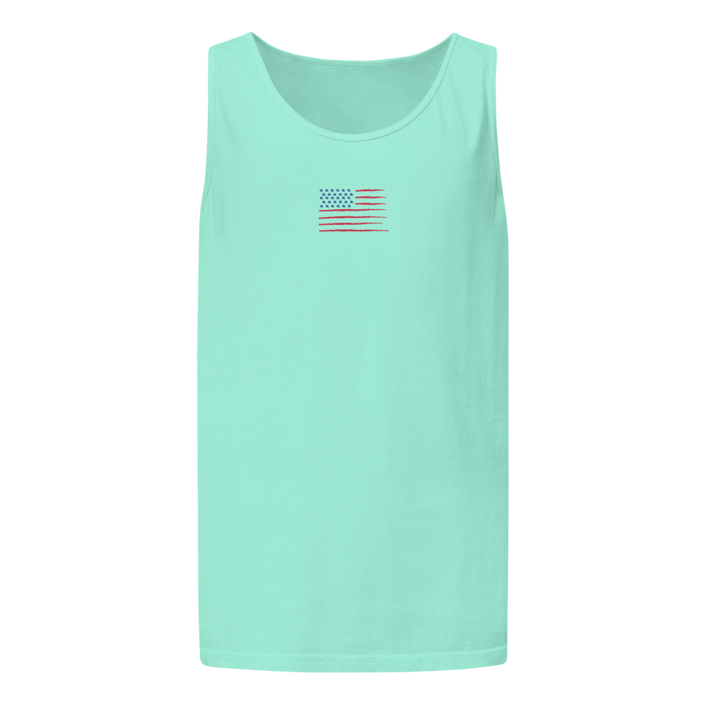 USA FLAG Unisex Garment-Dyed Tank Top