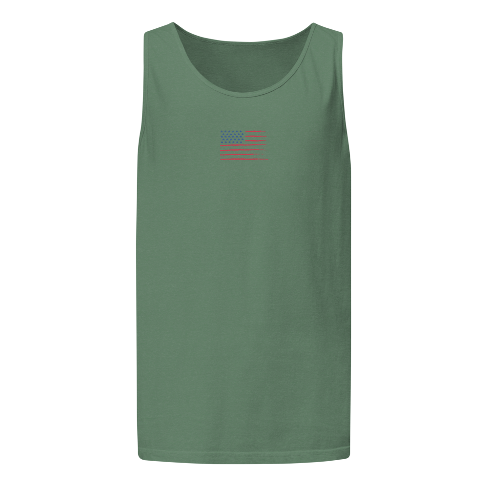 USA FLAG Unisex Garment-Dyed Tank Top