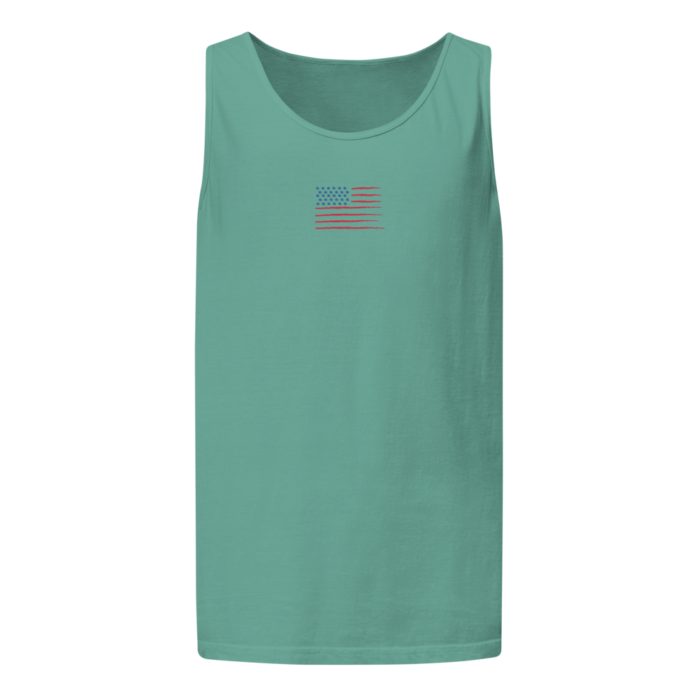USA FLAG Unisex Garment-Dyed Tank Top