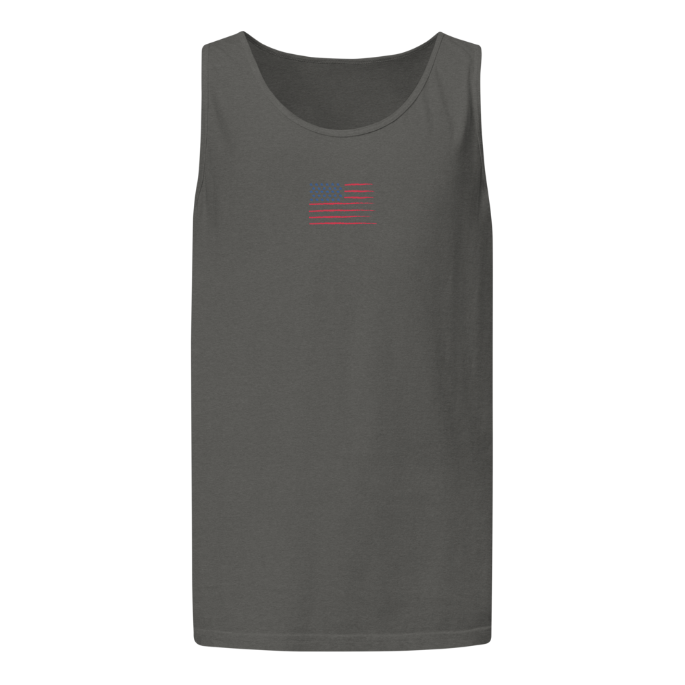 USA FLAG Unisex Garment-Dyed Tank Top