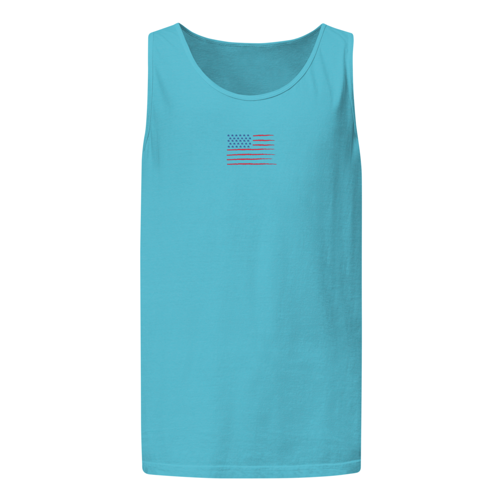 USA FLAG Unisex Garment-Dyed Tank Top