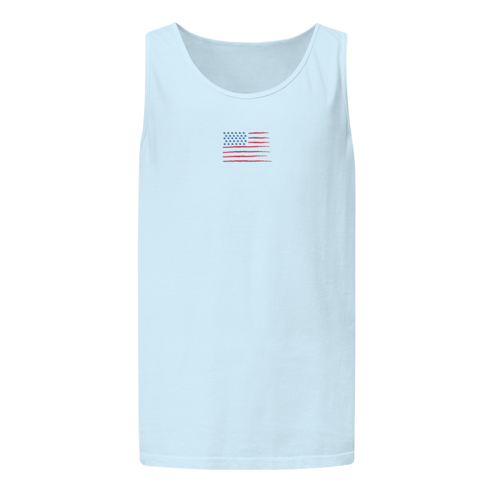 USA FLAG Unisex Garment-Dyed Tank Top