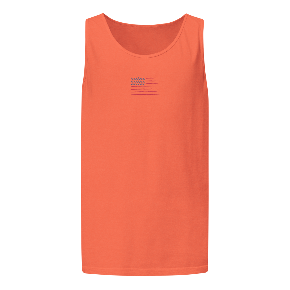 USA FLAG Unisex Garment-Dyed Tank Top