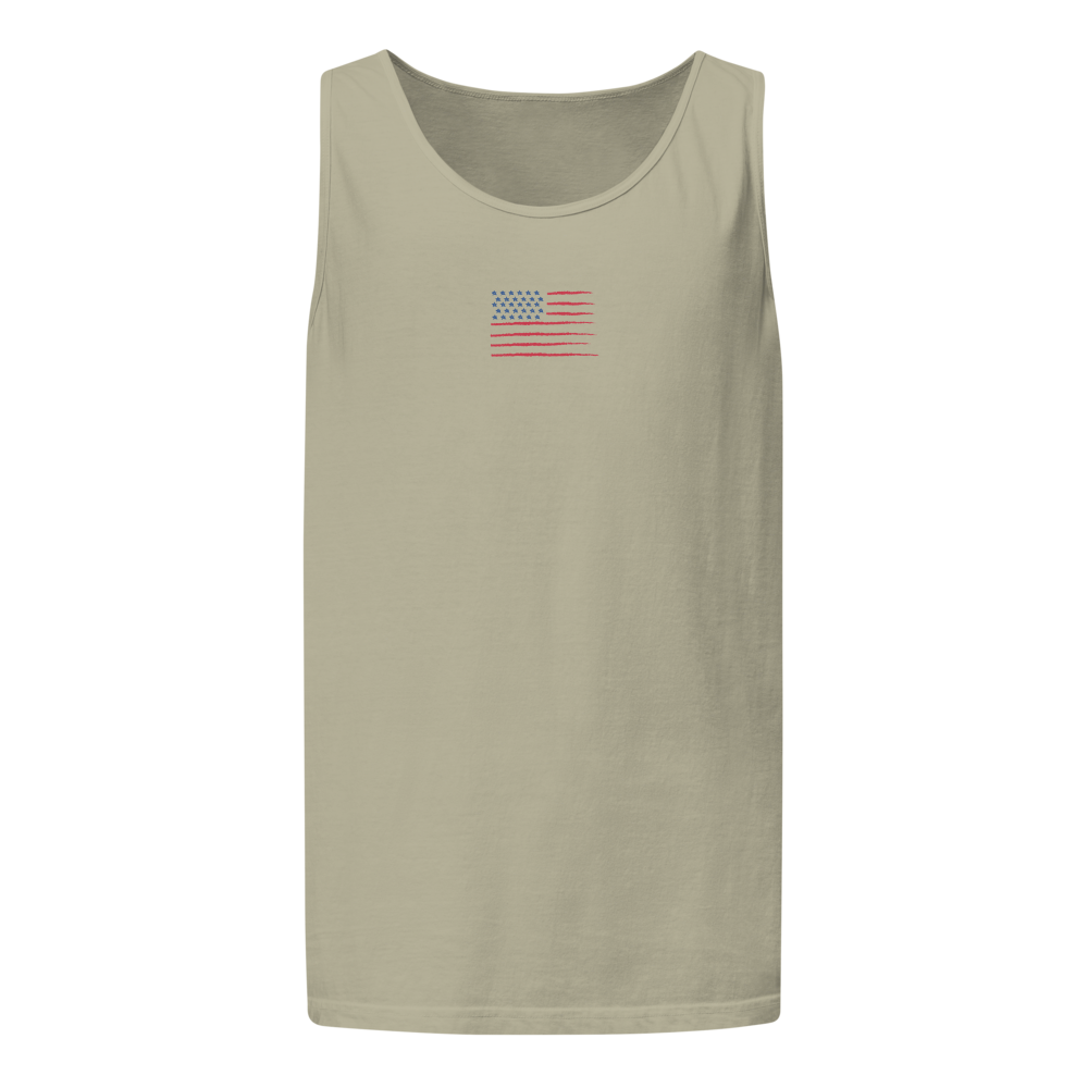 USA FLAG Unisex Garment-Dyed Tank Top