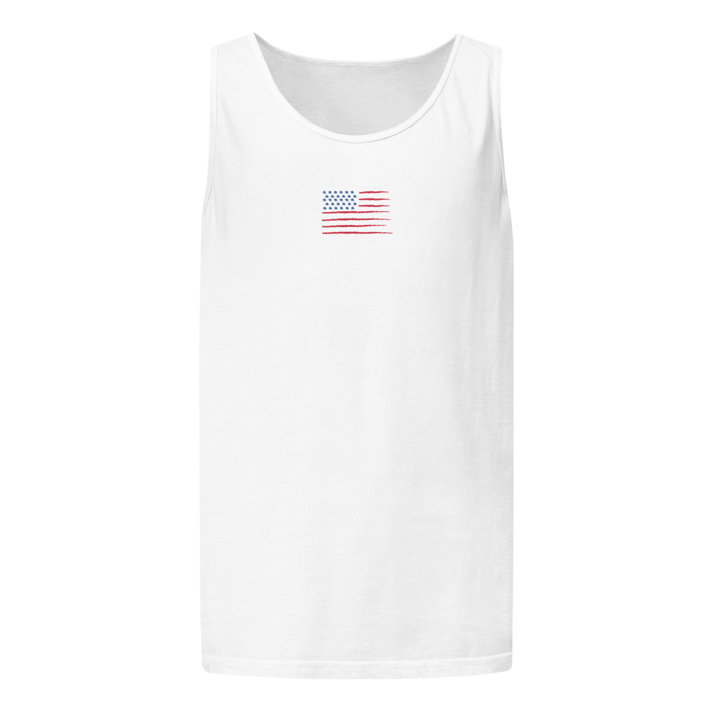 USA FLAG Unisex Garment-Dyed Tank Top