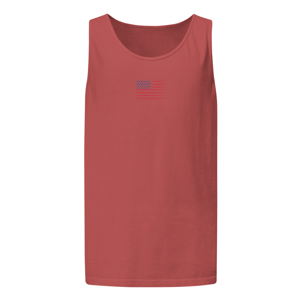 USA FLAG Unisex Garment-Dyed Tank Top
