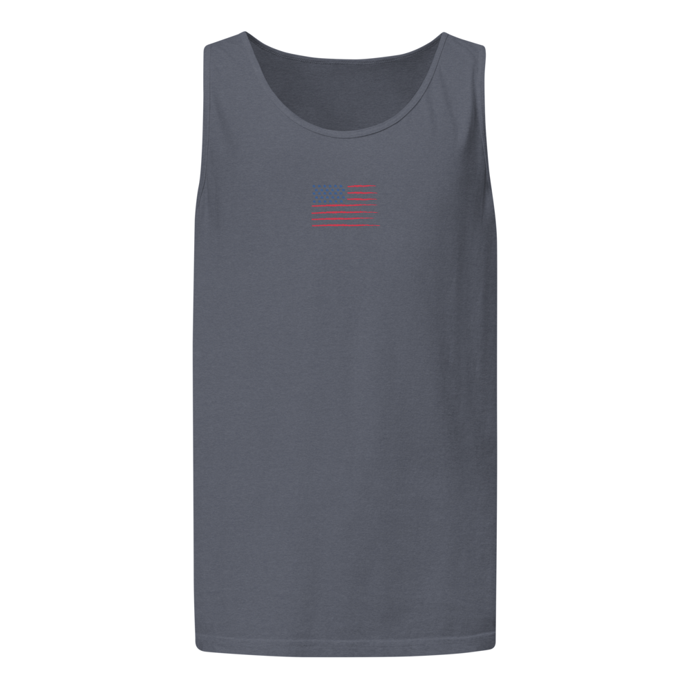 USA FLAG Unisex Garment-Dyed Tank Top