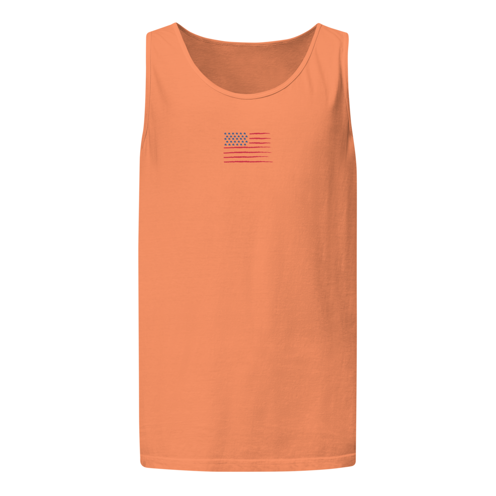 USA FLAG Unisex Garment-Dyed Tank Top