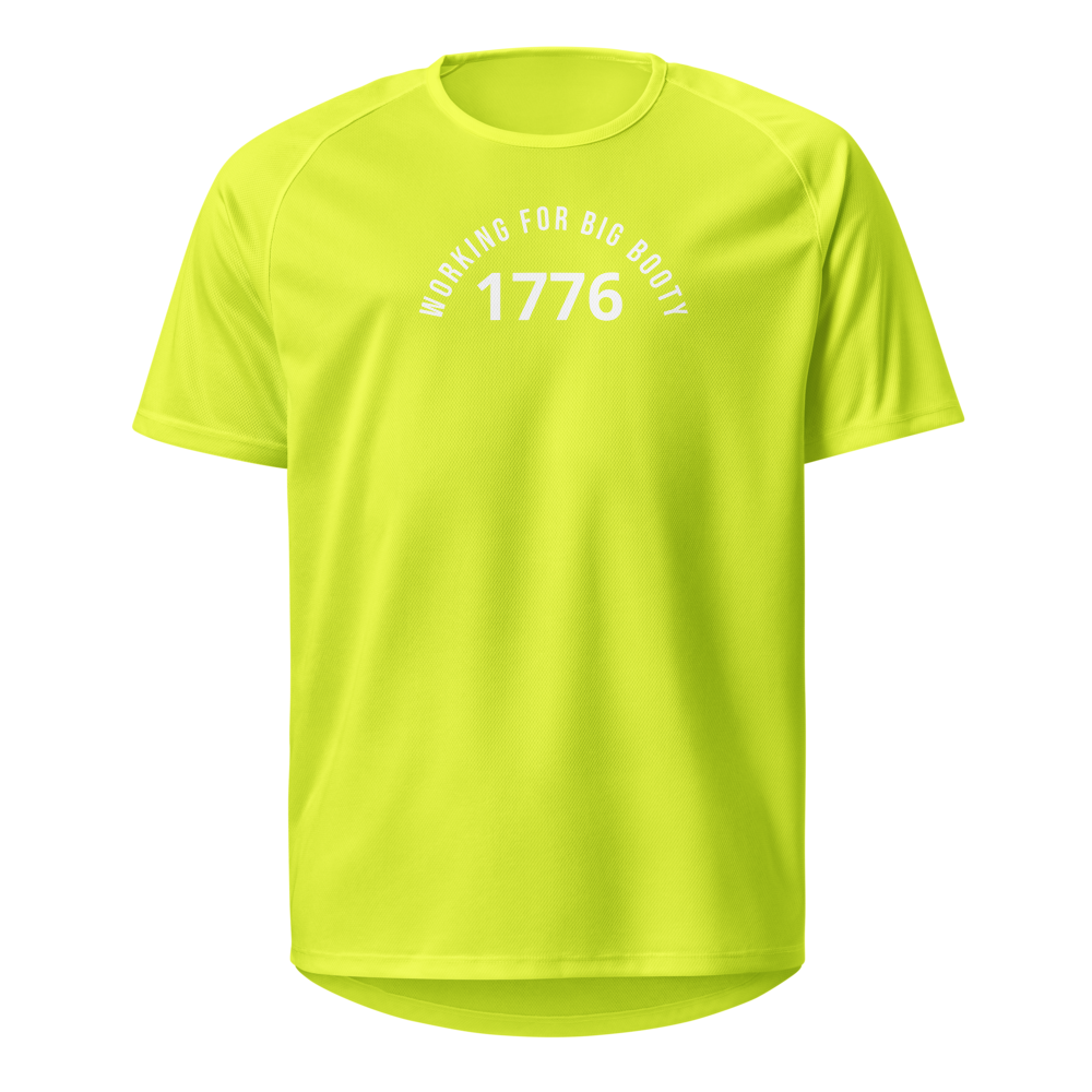 Working for Big Booty Unisex Sports Jersey – Breathable Mesh Workout Jersey