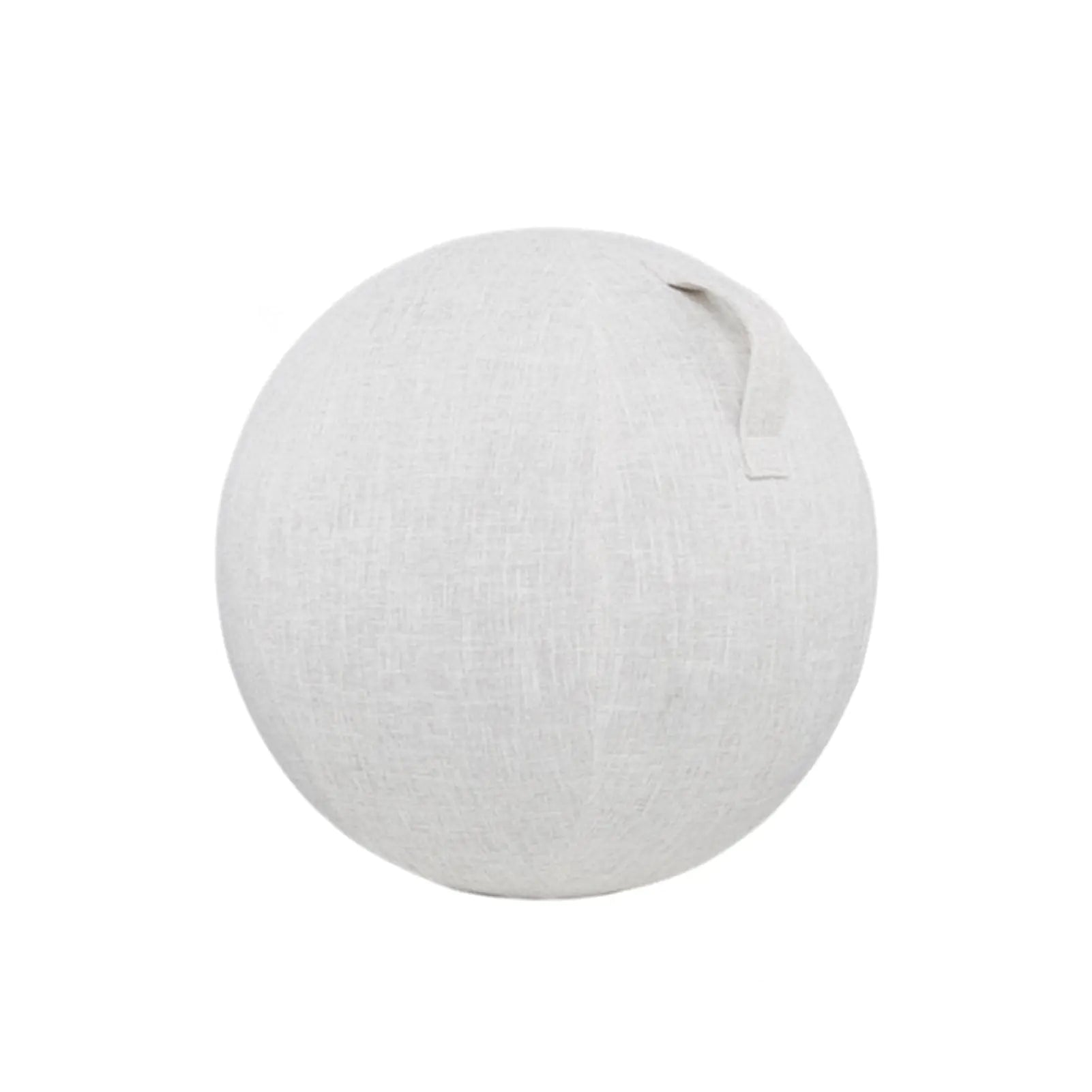 EKDJKK Balance Ball Cover Yoga Ball Cover with Handle Exercise Ball Cover Sitting Ball Cover Yoga Ball Accessories Foldable Lightweight Yoga Ball Cover Anti Scratch Protective Skin (Beige 55cm)