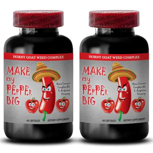 male enhancing pills increase size - MAKE MY PEPPER BIG - NATURAL MALE ENLARGEMENT Maca L-Arginine Longjack pills male performance enhancer tongkat ali for men male libido pills 2 Bot 120 Caps