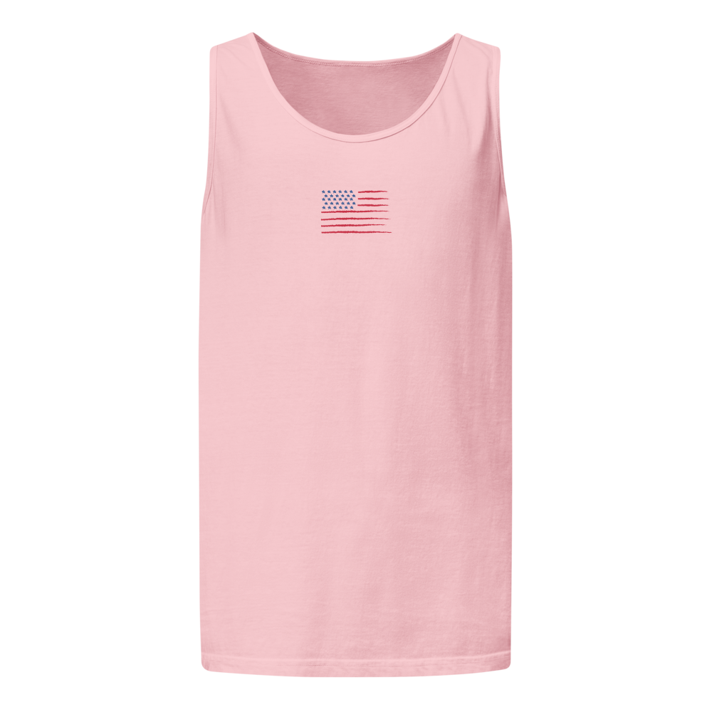 USA FLAG Unisex Garment-Dyed Tank Top