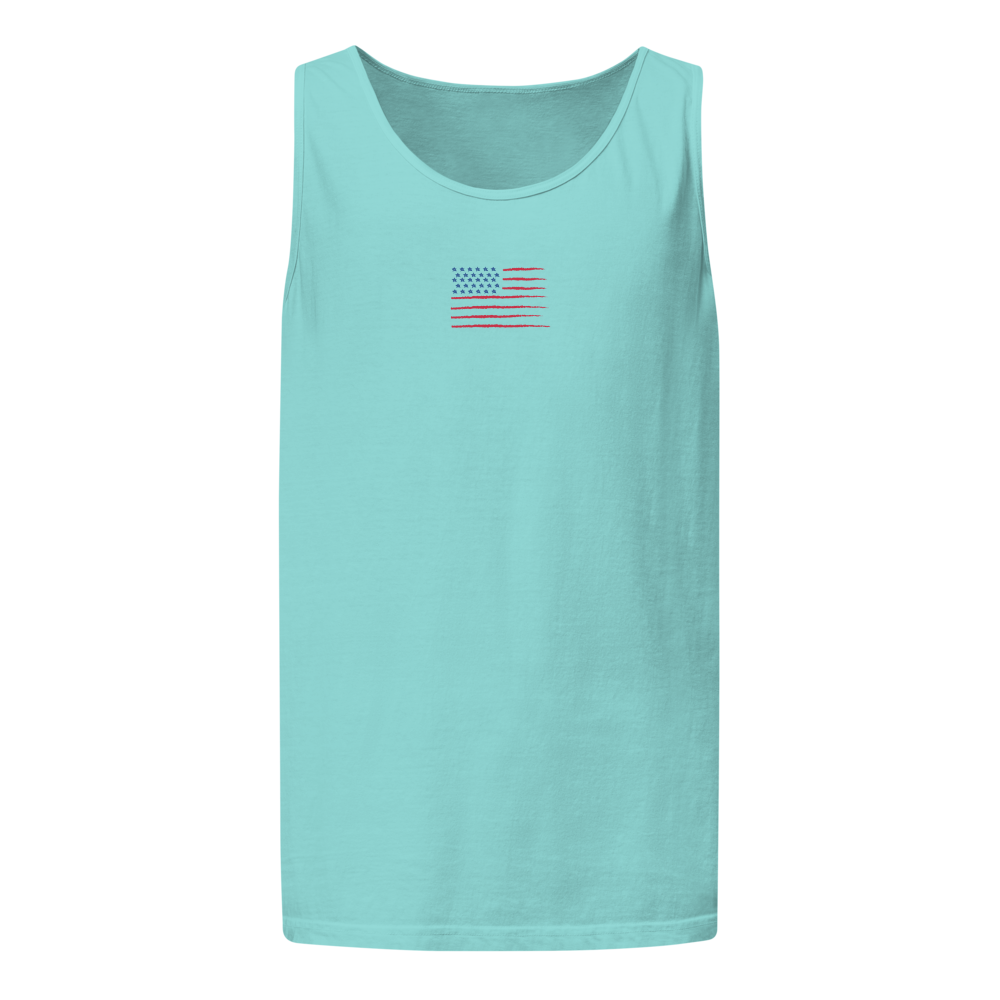 USA FLAG Unisex Garment-Dyed Tank Top