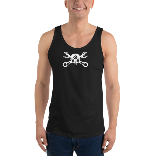 SKULL WRENCH Classic Cotton Tank Top Unisex Everyday Wear
