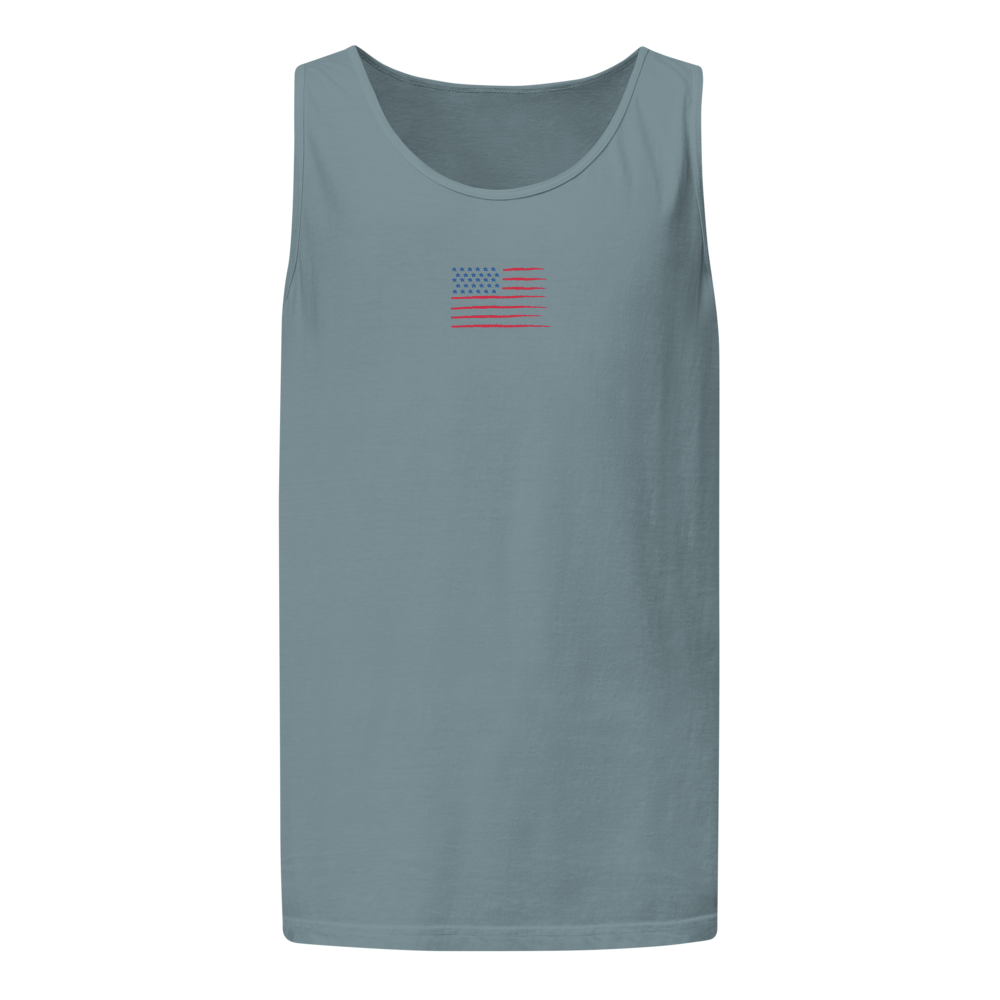 USA FLAG Unisex Garment-Dyed Tank Top