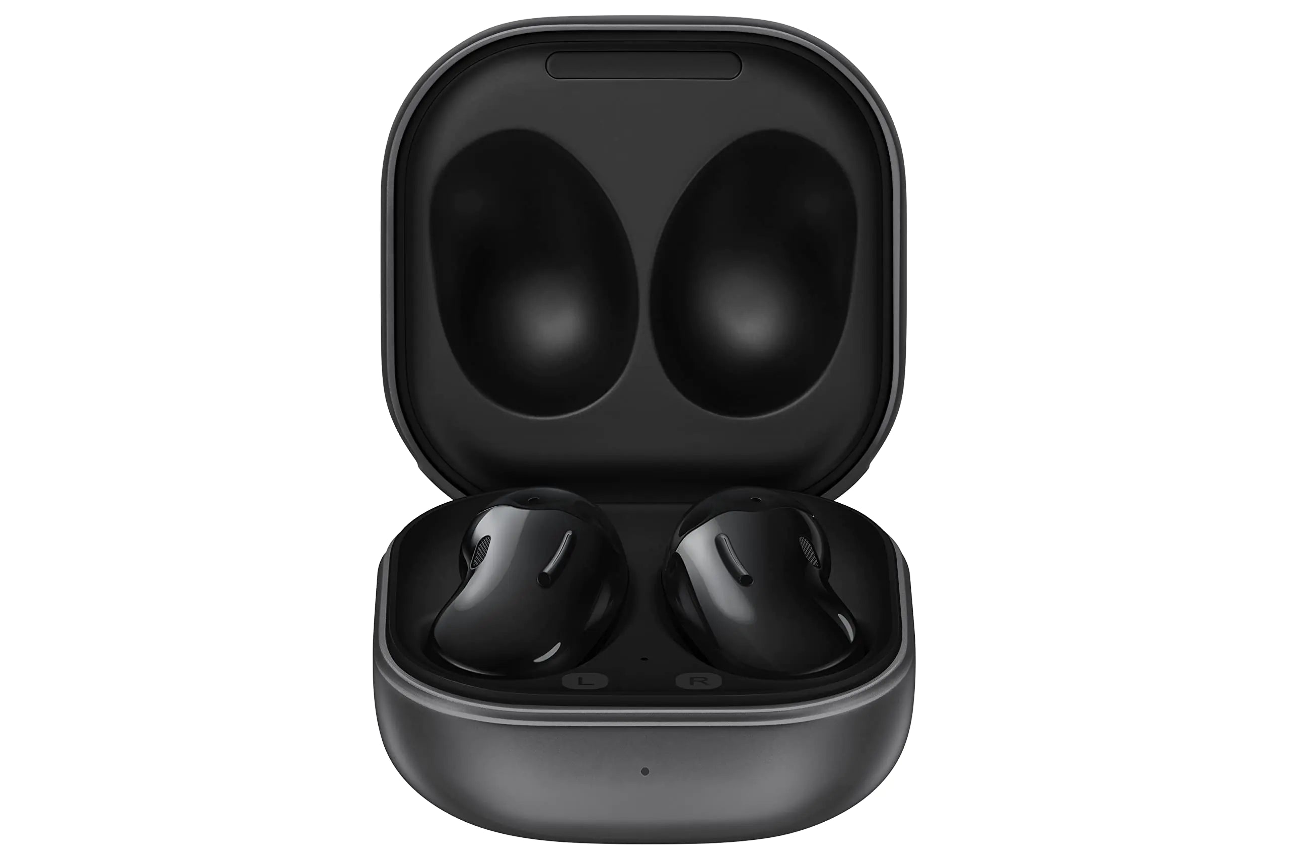 SAMSUNG Galaxy Buds Live True Wireless Earbuds with Active Noise Cancelling Microphone Charging Case for Ear Buds US Version Onyx Black (Renewed)