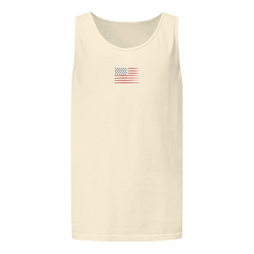 USA FLAG Unisex Garment-Dyed Tank Top