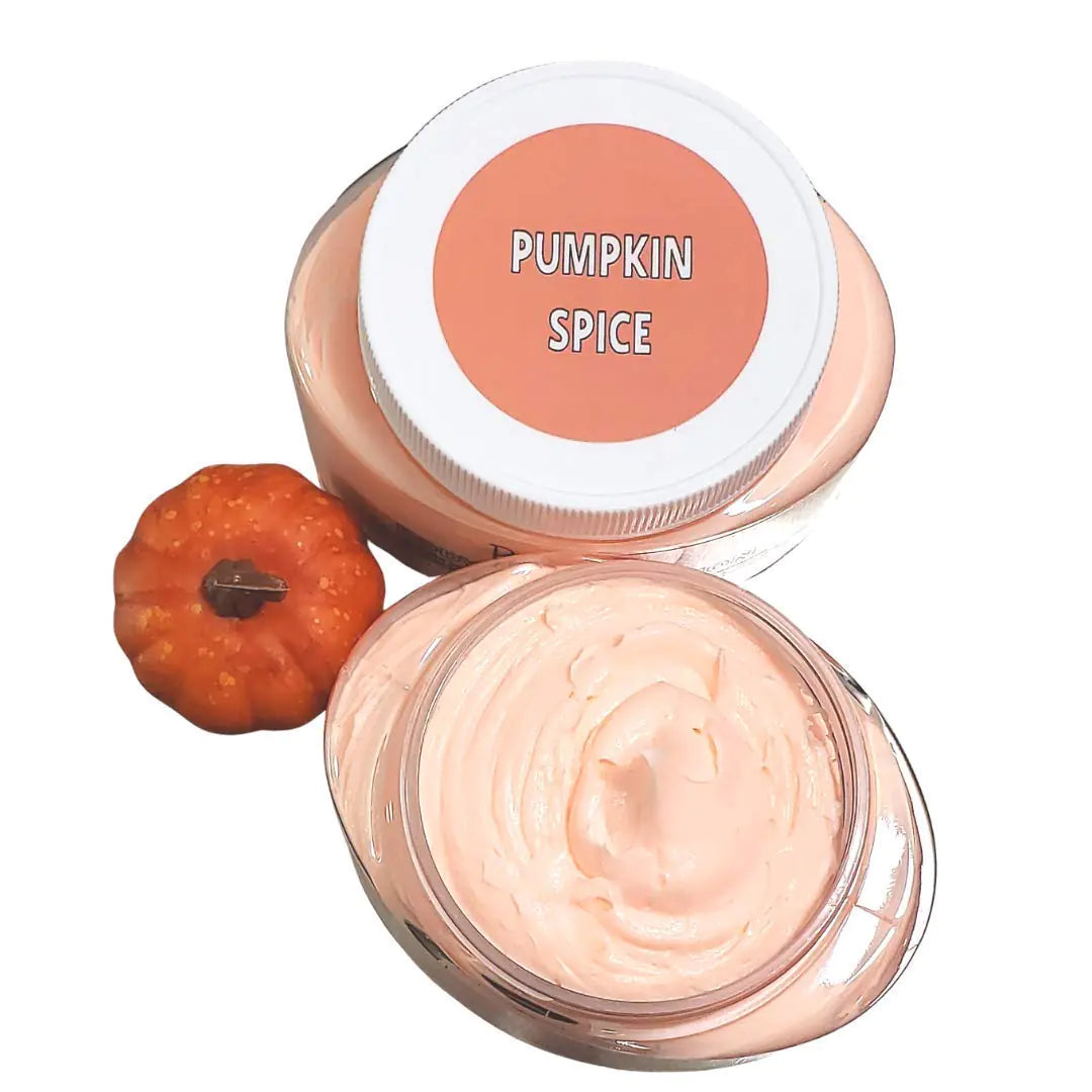 Pumpkin Spice Whipped Body Butter Lotion. Natural Hand Cream