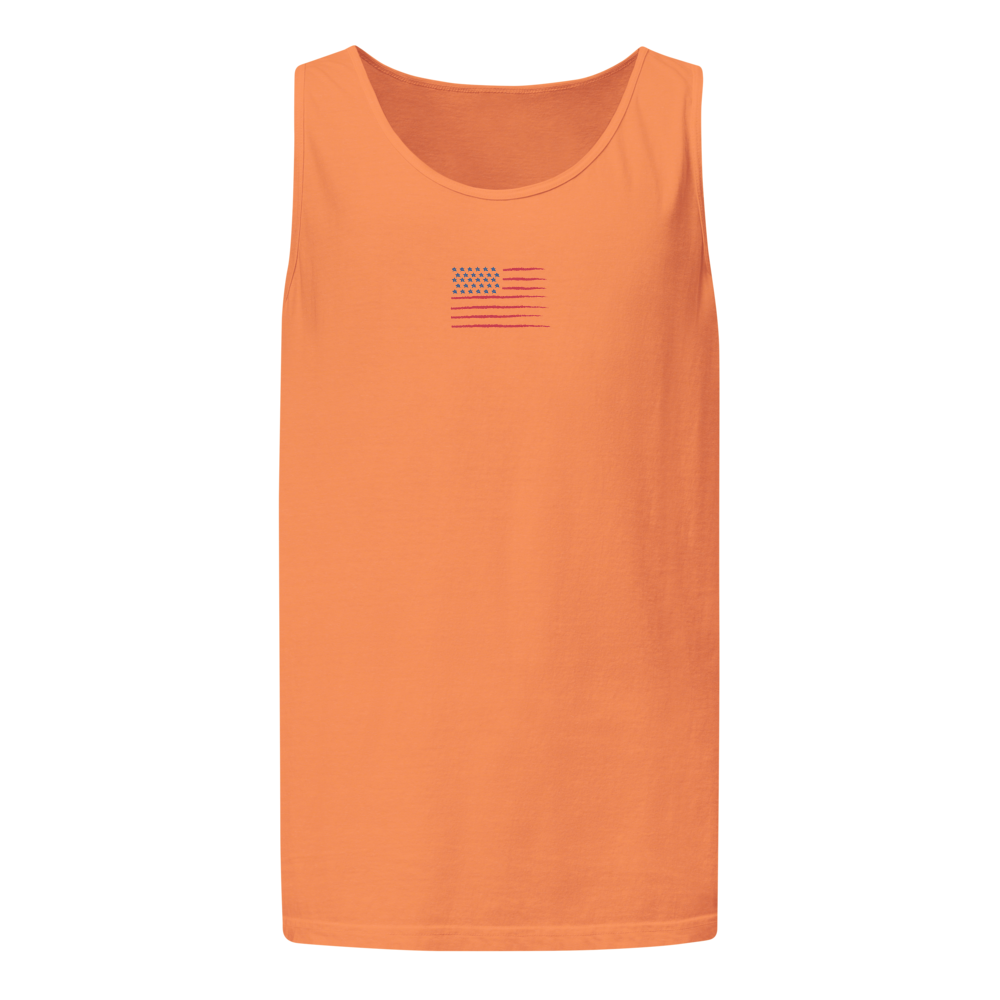USA FLAG Unisex Garment-Dyed Tank Top