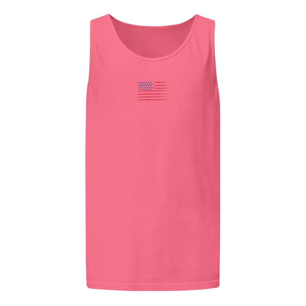 USA FLAG Unisex Garment-Dyed Tank Top