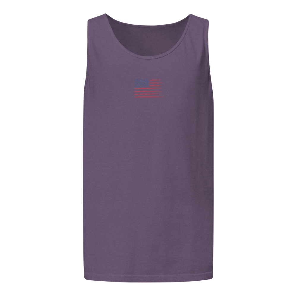 USA FLAG Unisex Garment-Dyed Tank Top