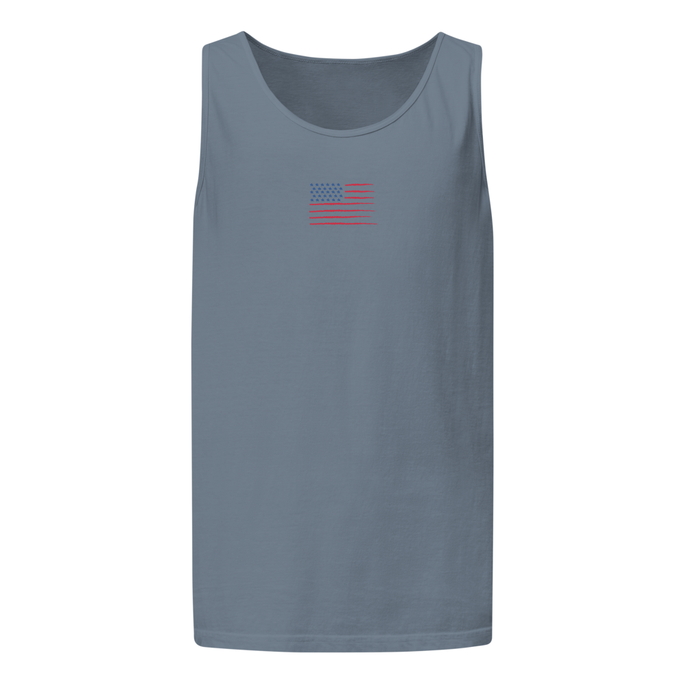 USA FLAG Unisex Garment-Dyed Tank Top