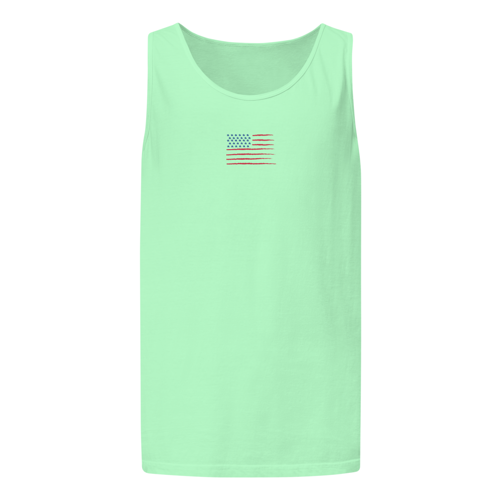 USA FLAG Unisex Garment-Dyed Tank Top