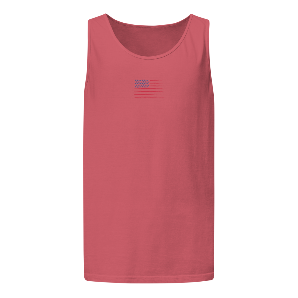USA FLAG Unisex Garment-Dyed Tank Top