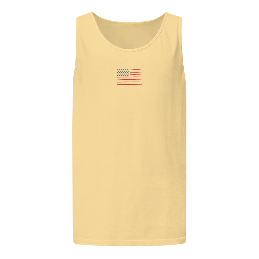 USA FLAG Unisex Garment-Dyed Tank Top
