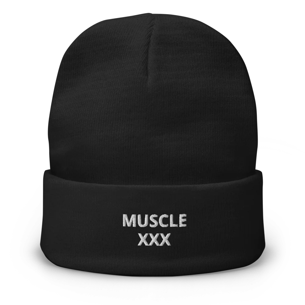 MUSCLEXXX BRAND Cozy Cotton Knit Beanie
